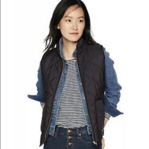 J. Crew puffer vest XS fits like S